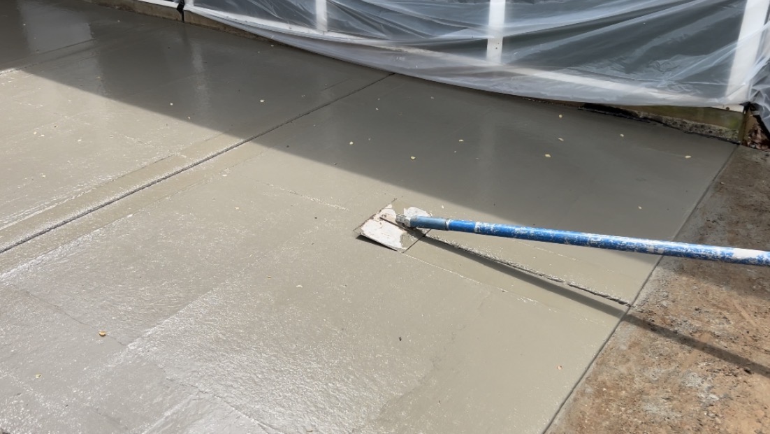 Edges Tooled, Joints Cut on Time — step 12 of a Local Concrete Co project in Charlotte, NC